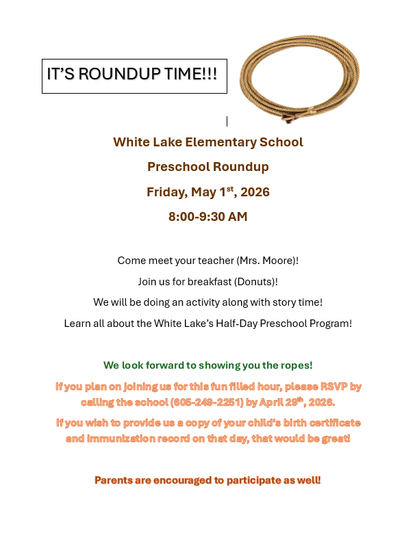 preschool roundup